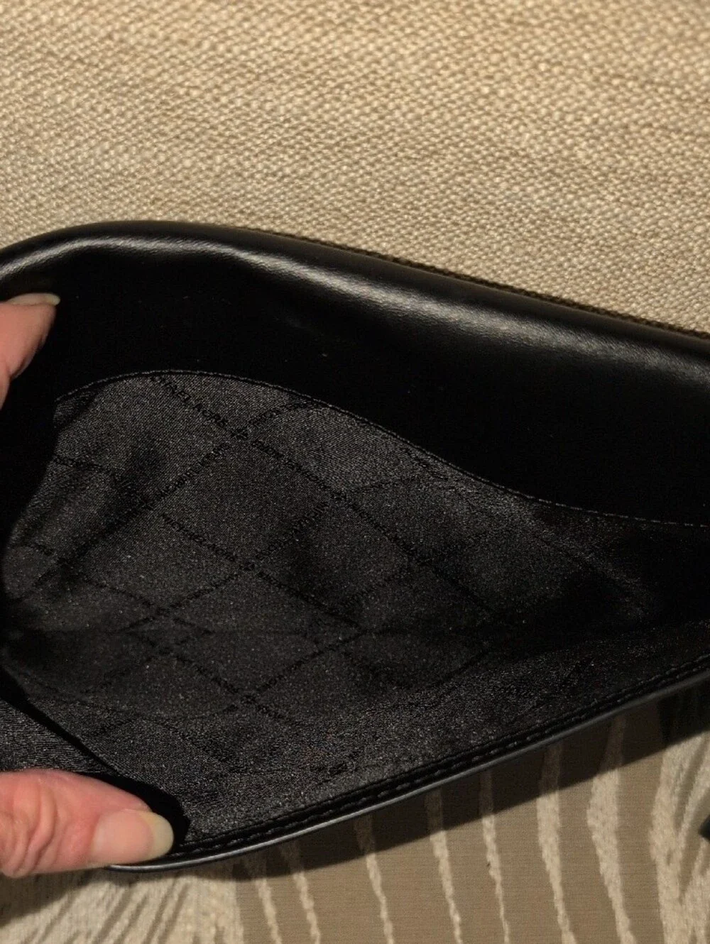 Michael Kors Black Signature MK Envelope Wristlet Clutch